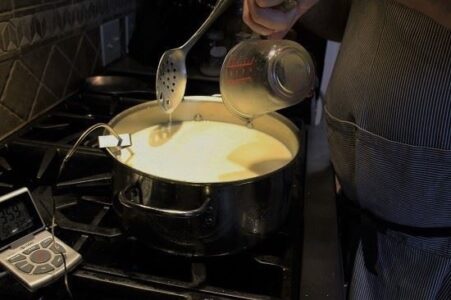 One Gallon of Milk, Two Cheeses Image